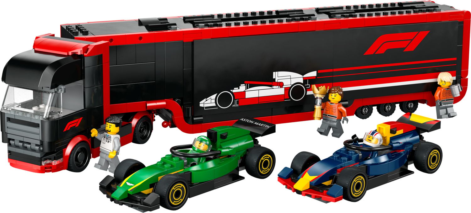 LEGO: City - F1 Truck With RB20 & AMR24 F1 Cars (#60445)
