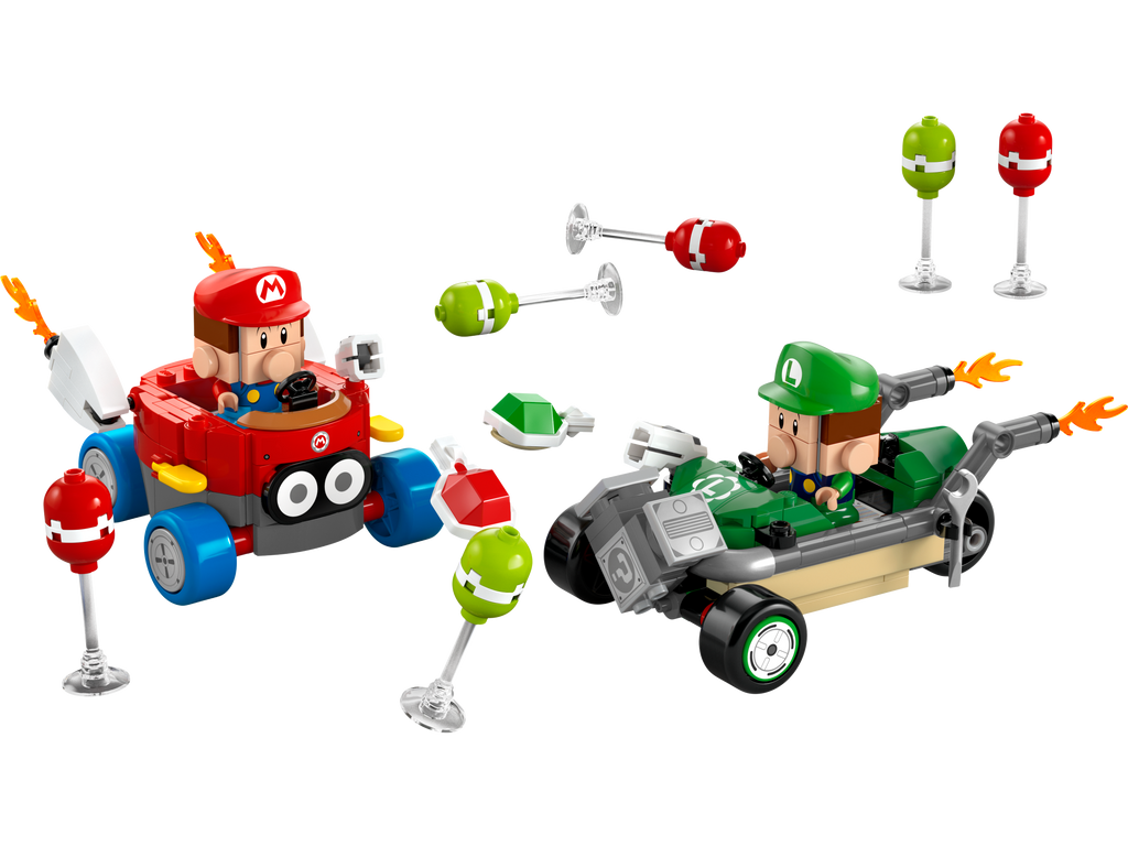 LEGO: Super Mario - Mario Kart Baby Mario vs. Baby Luigi (#72034) NEW!