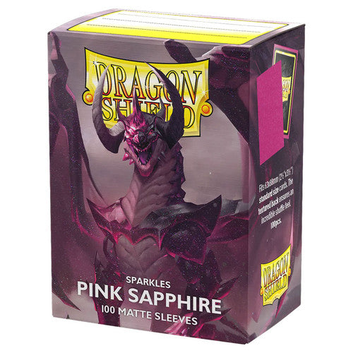 Dragon Shield: Matte Sleeves - Pink Sapphire (100)