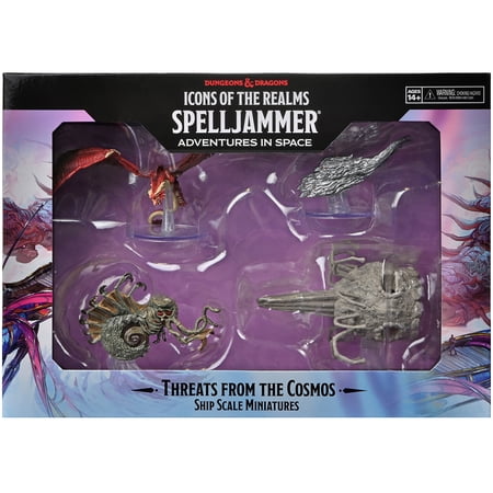 Dungeons & Dragons: Icons of the Realms - Spelljammer - Adventures in Space - Threats from the Cosmos - Ship Scale Miniatures
