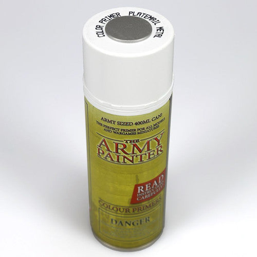 The Army Painter: Base Colour Primer - Plate Mail Metal Spray