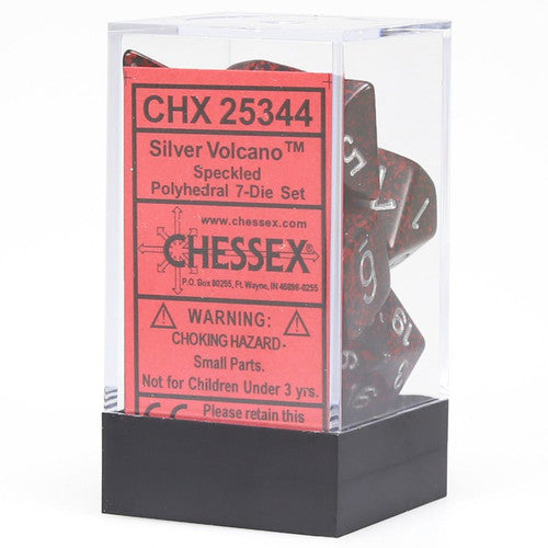 Chessex: Speckled - Silver Volcano 7-Set (#25344)