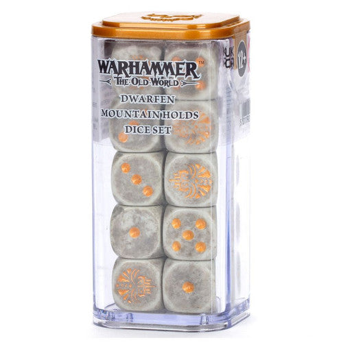 Games Workshop: The Old World - Dwarfen Mountain Holds Dice Set