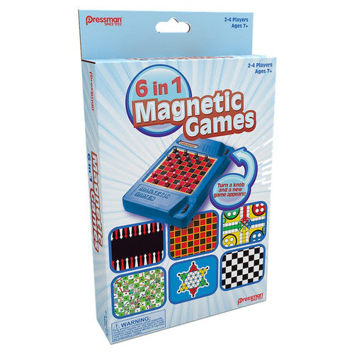 Pressman: 6-in-1 Magnetic Games