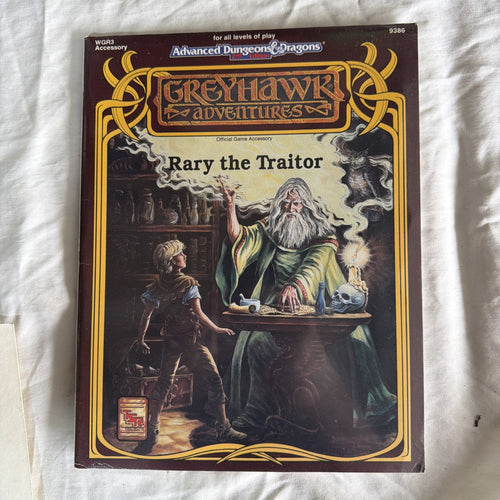 AD&D: 2E Module - WGR3 - Greyhawk Adventures - Rary the Traitor with Map #9386 (ca. 1992)