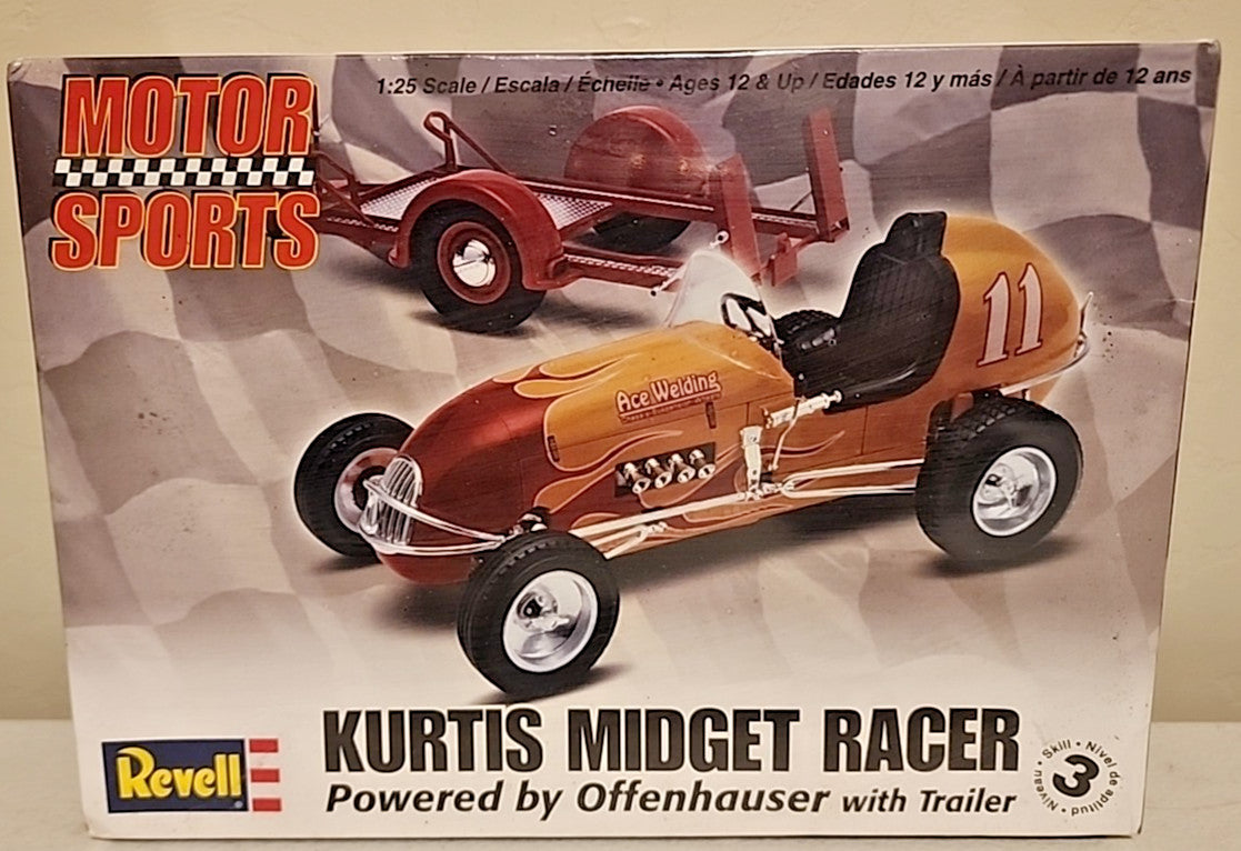 Revell: Motor Sports - 1:25 Scale Kurtis Midget Racer Model Kit