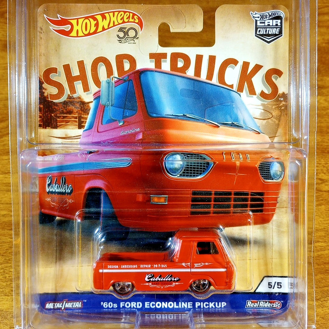 Hot Wheels: Premium - Car Culture Shop Trucks - '60s Ford Econoline Pickup (#5/5)