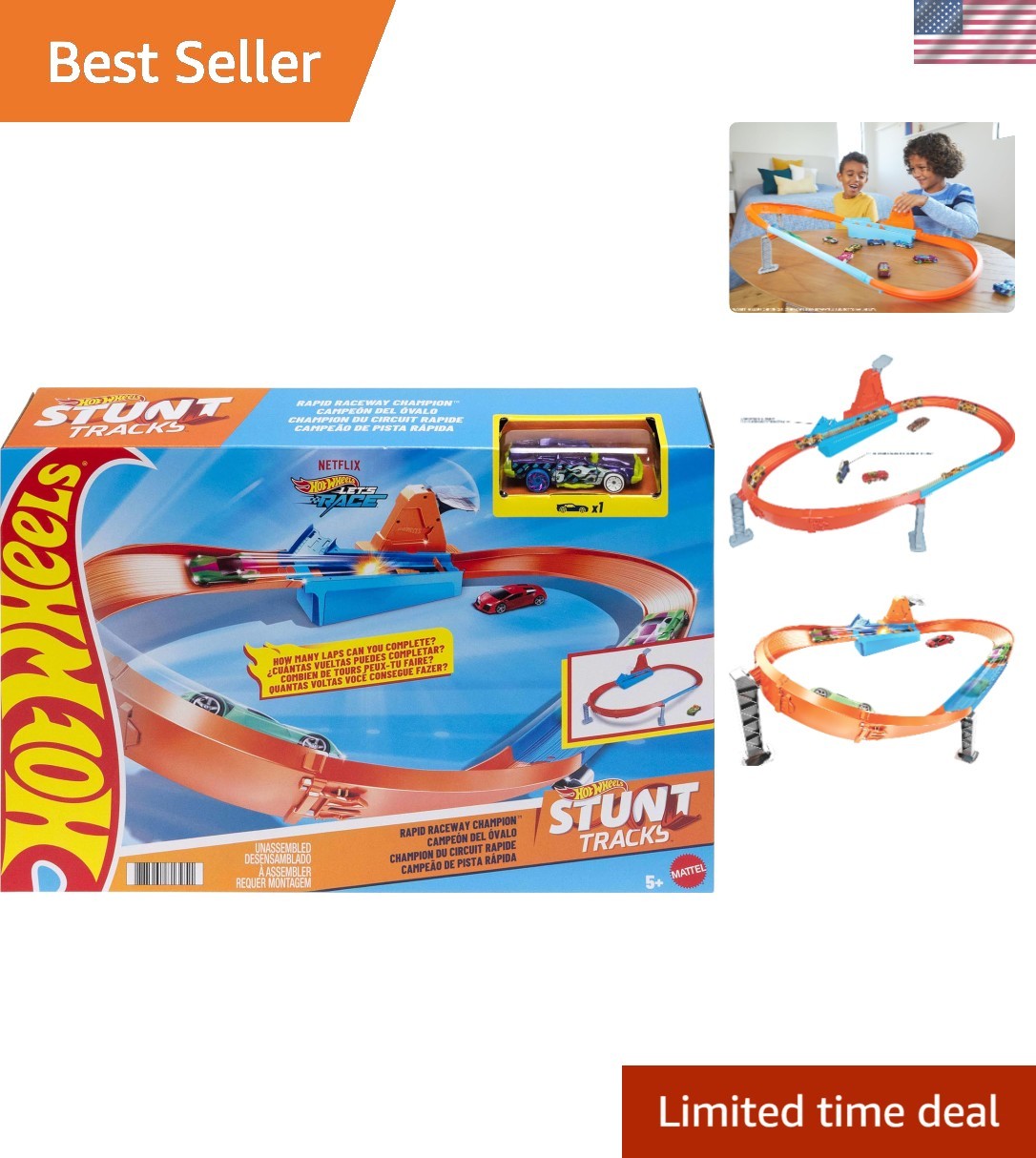 Hot Wheels: Stunt Tracks - Rapid Raceway Champion