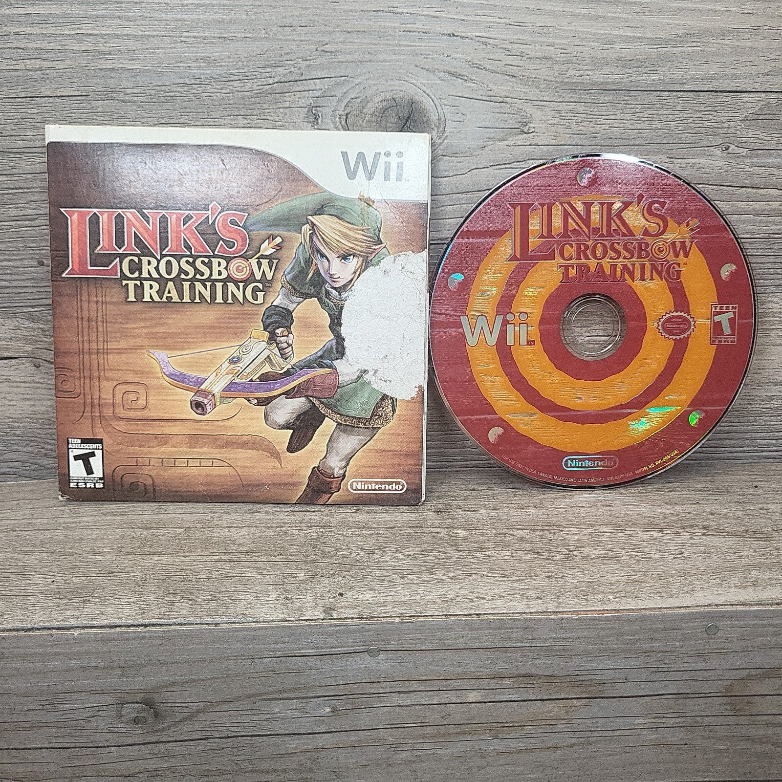 Nintendo Wii: Link's Crossbow Training (Damaged Manual)
