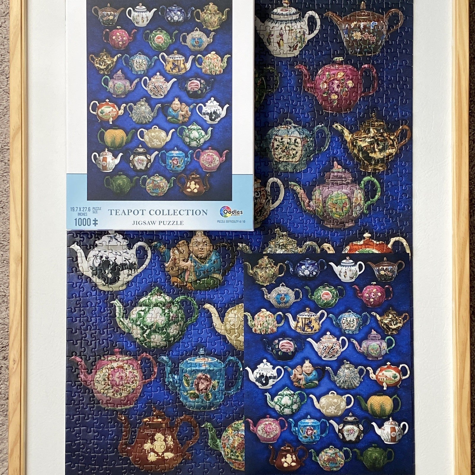 Oodles Puzzles: Teapot Collection 1000-Piece Puzzle