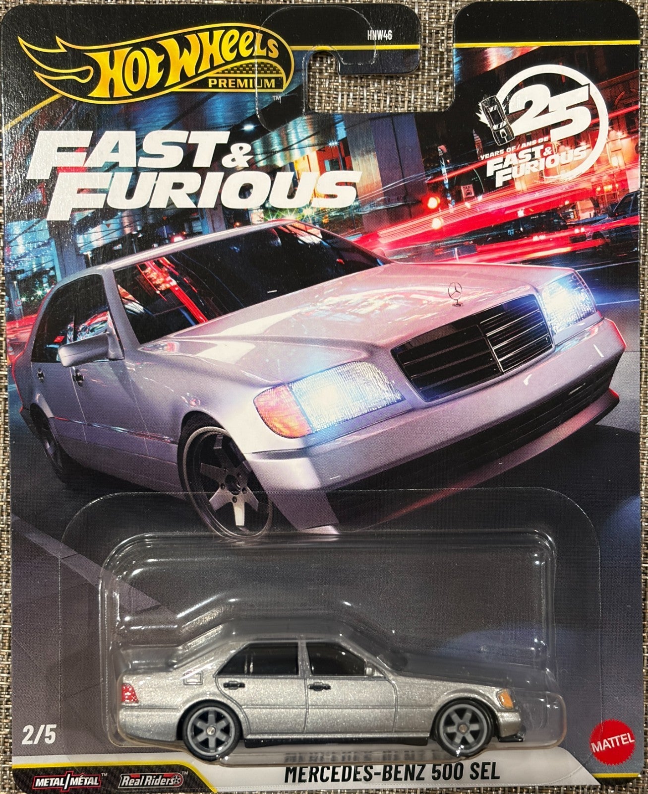 Hot Wheels: Premium - Fast & Furious Mercedes-Benz 500 SEL