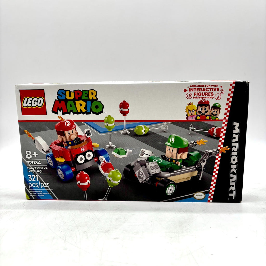 LEGO: Super Mario - Mario Kart Baby Mario vs. Baby Luigi (#72034) NEW!