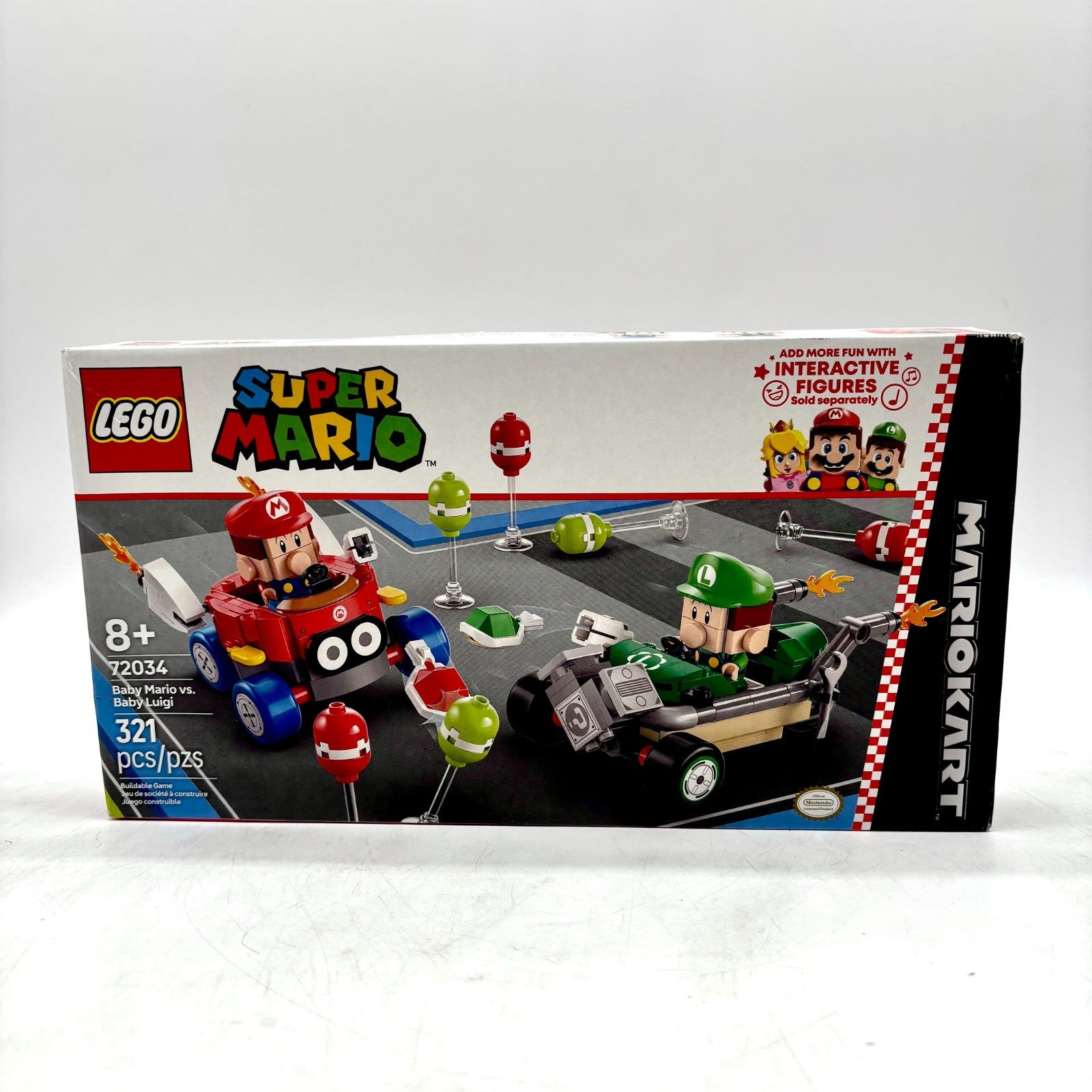 LEGO: Super Mario - Mario Kart Baby Mario vs. Baby Luigi (#72034) NEW!
