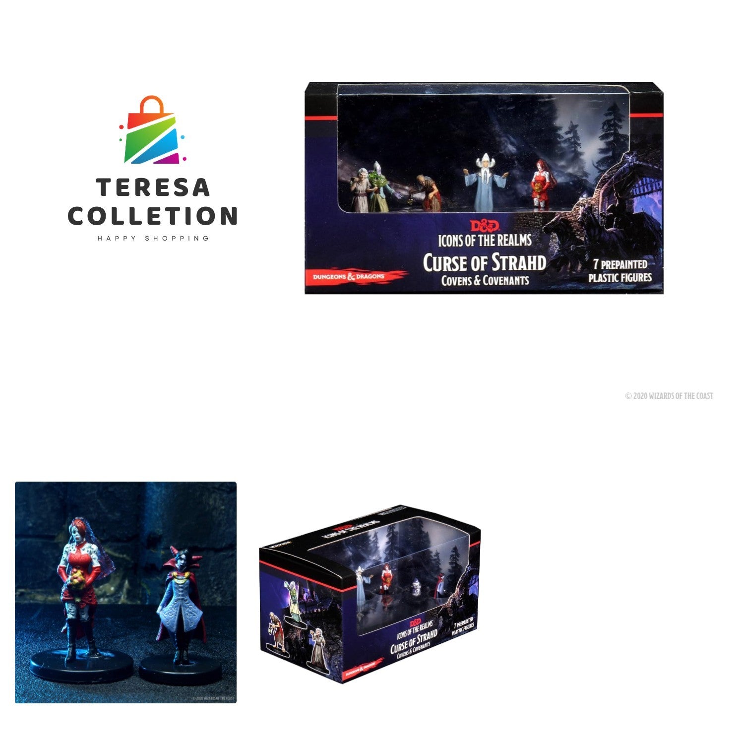 Dungeons & Dragons: Icons of the Realms - Curse of Strahd - Covens & Covenants Miniatures