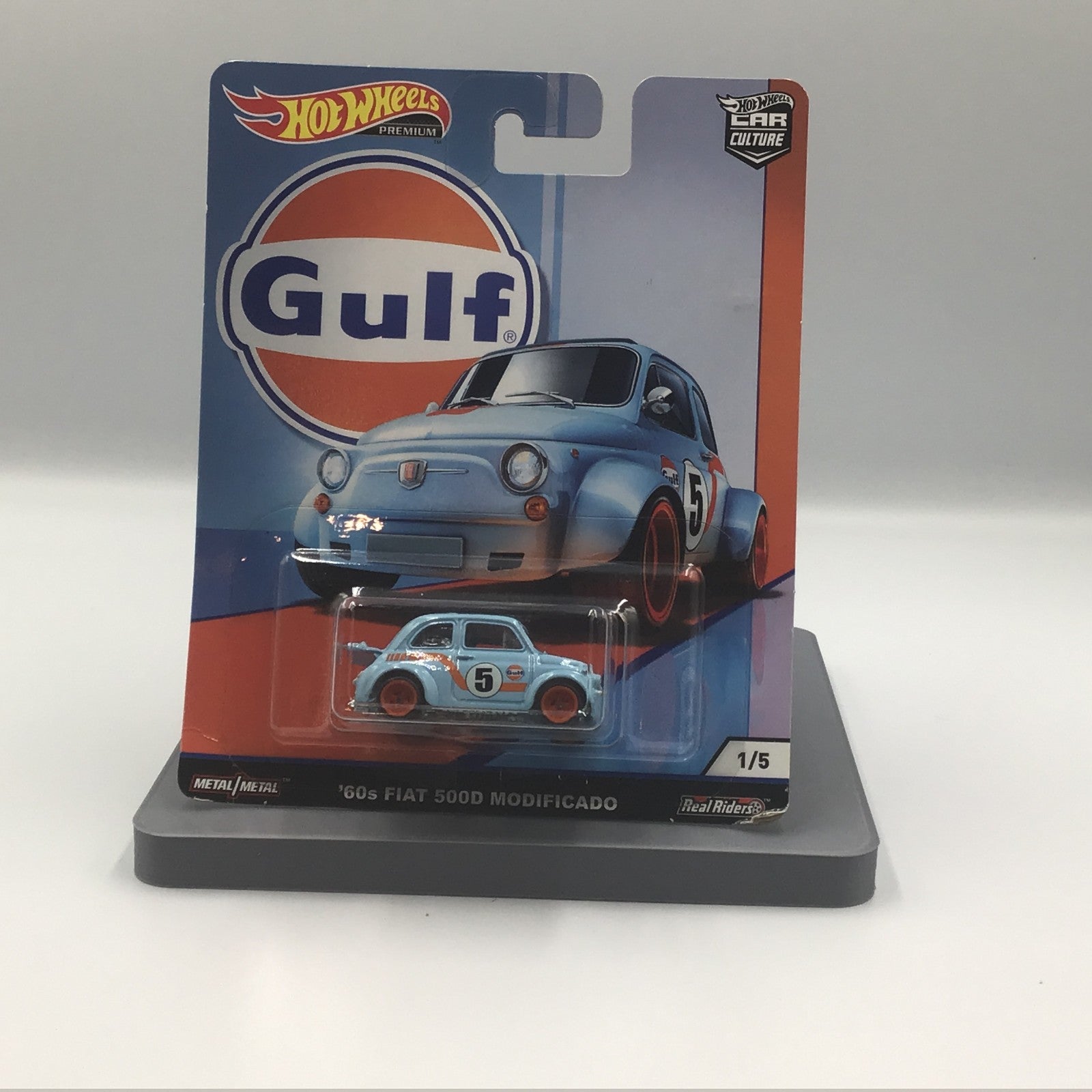 Hot Wheels: Premium - Car Culture - Gulf - '60s Fiat 500D Modificado (1/5)