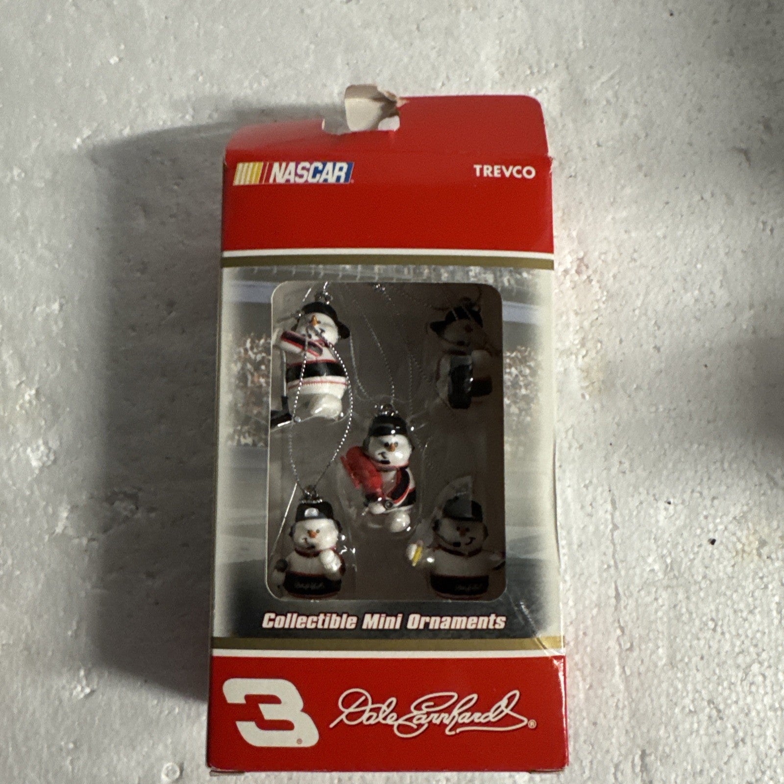 NASCAR: Collectible Mini Snowman Ornaments #3