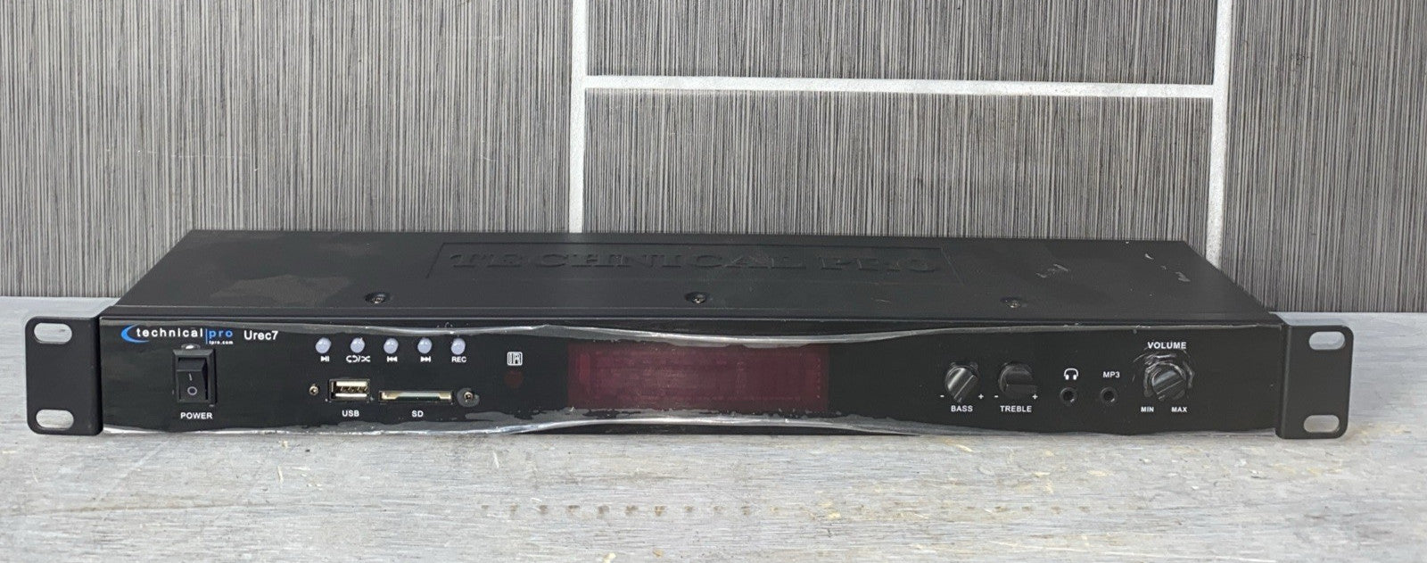 Technical Pro: UREC7 Rack Mountable USB/SD Recording Deck