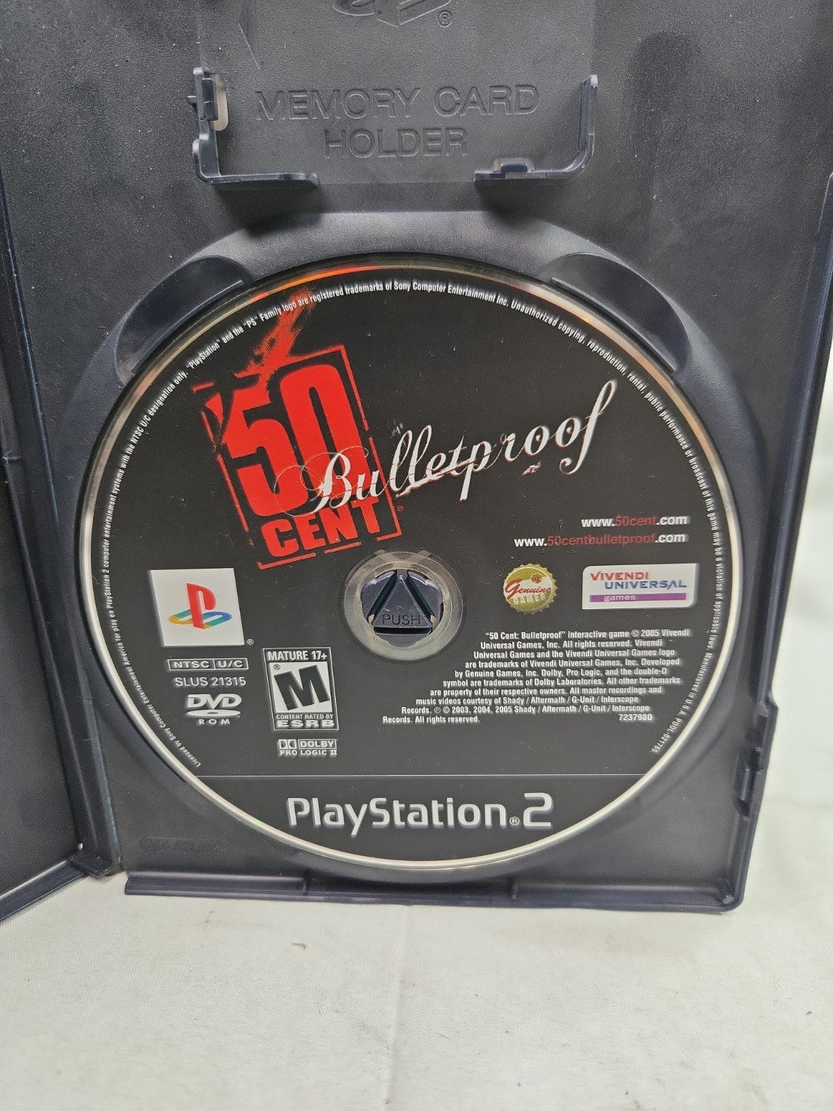 PS2: 50 Cent: Bulletproof