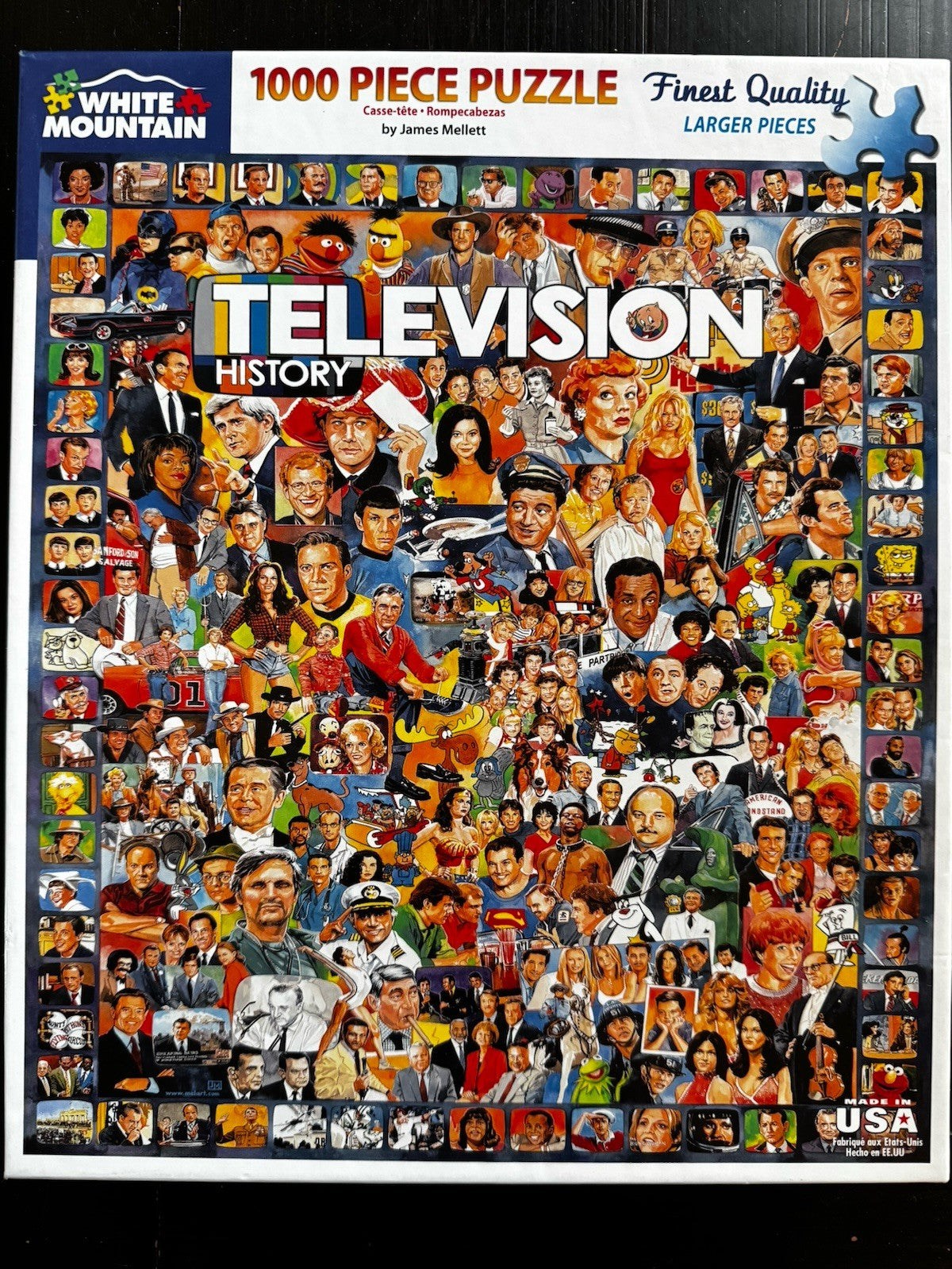 White Mountain: Television History 1000 Piece Puzzle