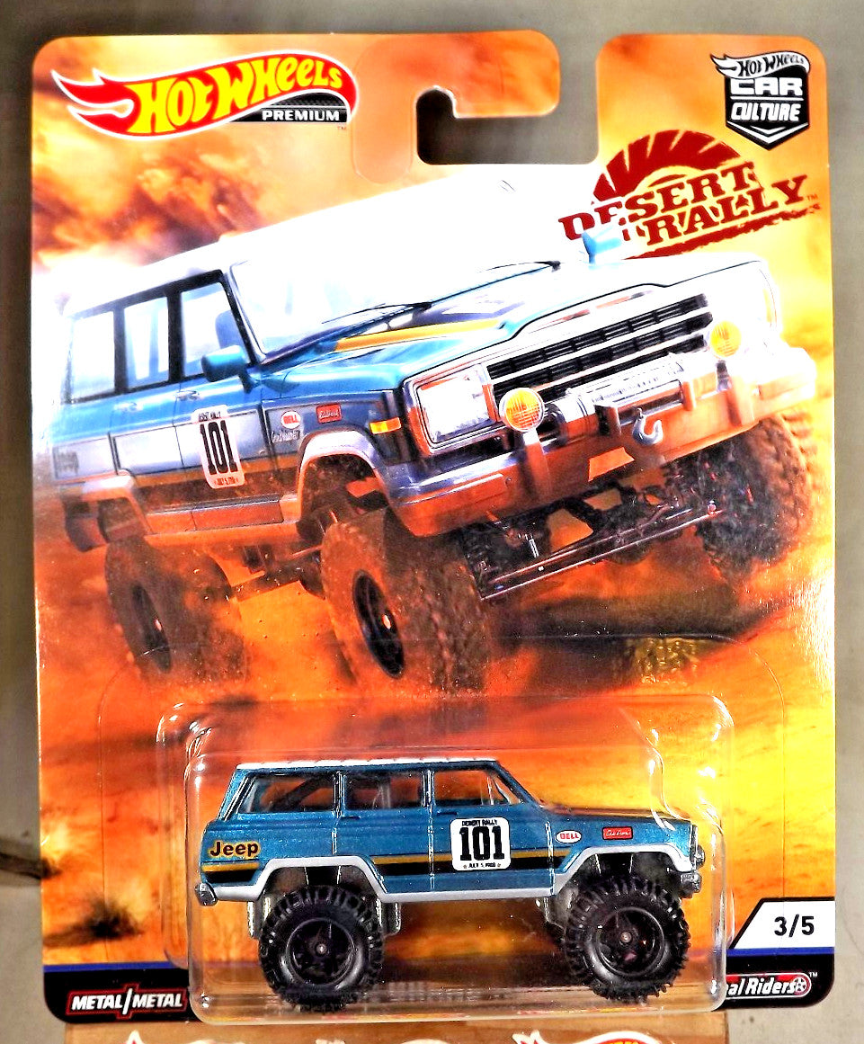 Hot Wheels: Premium - Desert Rally - '88 Jeep Grand Wagoneer (3/5)