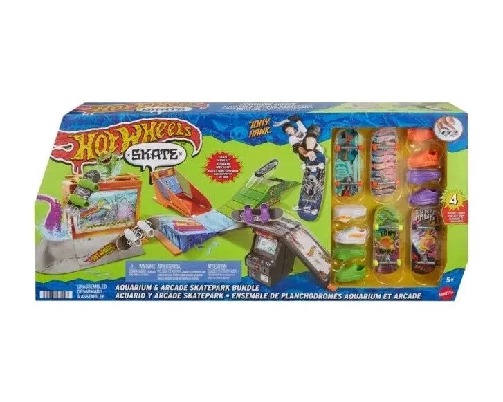 Hot Wheels: Skate - Aquarium & Arcade Skatepark Bundle