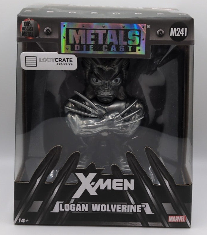 Jada: X-Men - Logan Wolverine B/W Figure [Loot Crate Exclusive] #M241