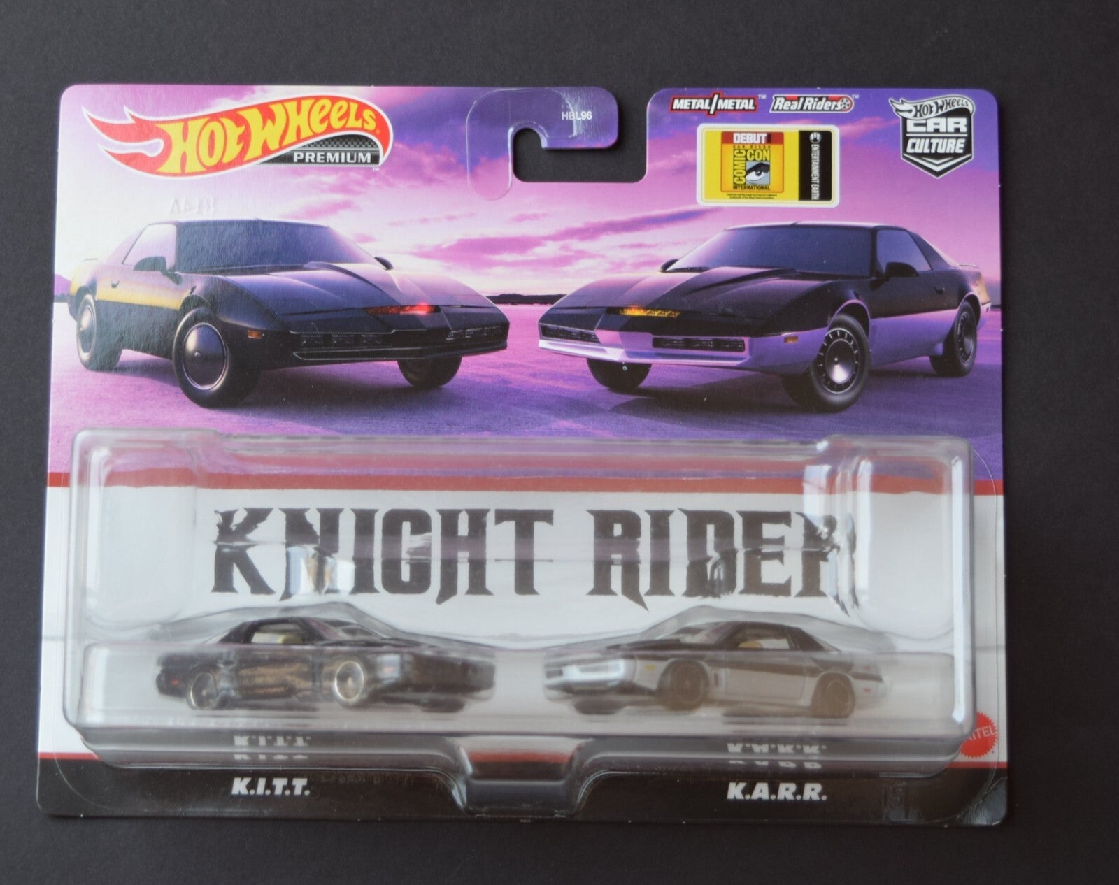 Hot Wheels: Premium - Car Culture Knight Rider 2-Pack - K.I.T.T. & K.A.R.R.