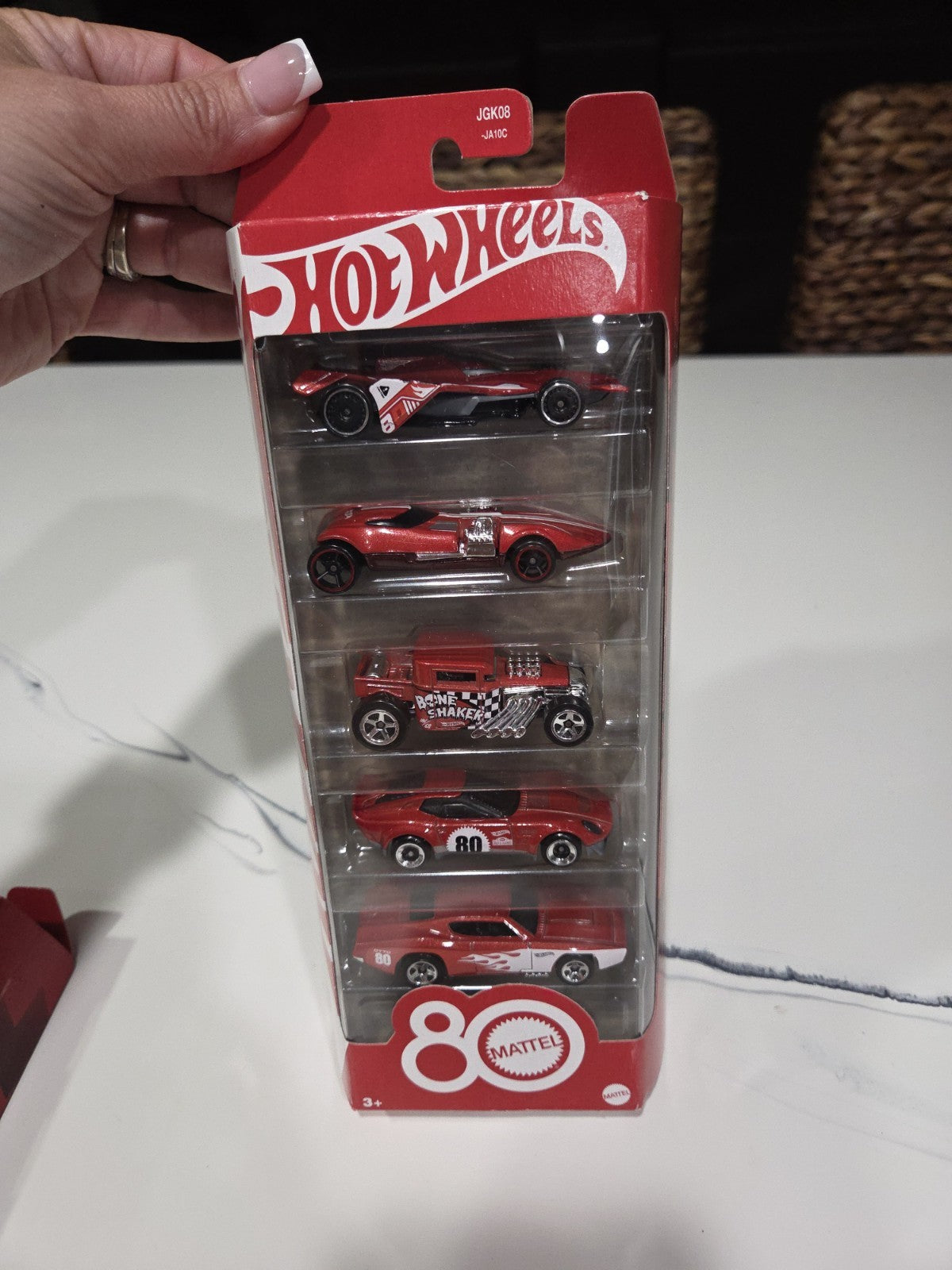 Hot Wheels: 80th Anniversary - Ruby Red 5-Pack