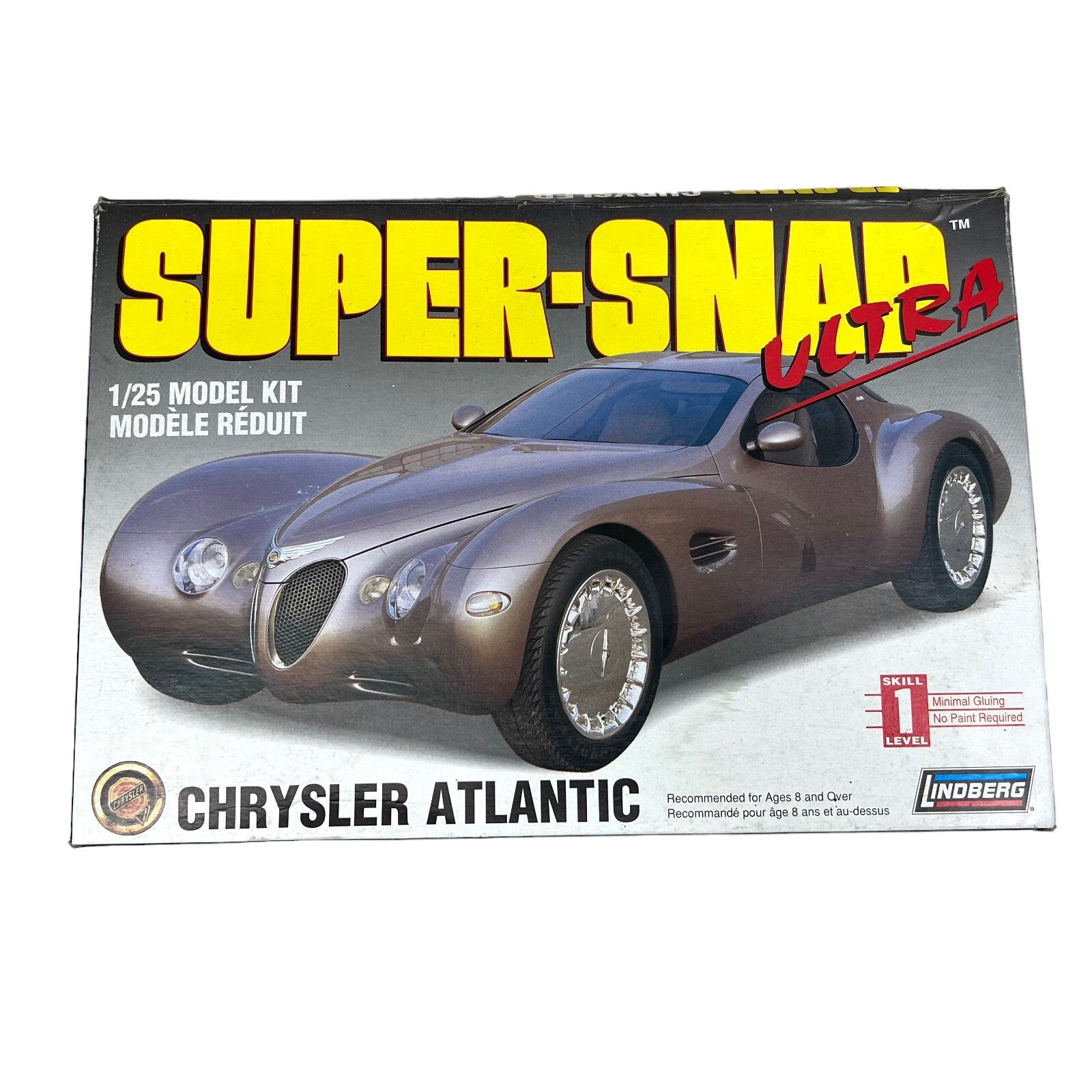 Lindberg: 1:25 Scale Super-Snap Ultra - Chrysler Atlantic Model Kit