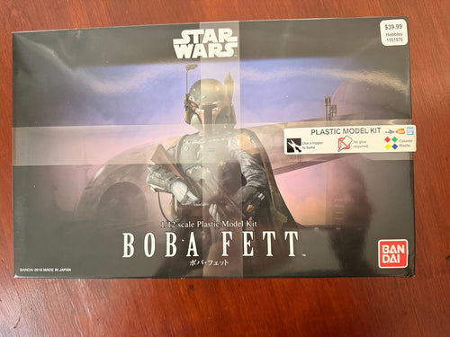 Bandai: Star Wars Boba Fett 1:12 Scale Plastic Model Kit