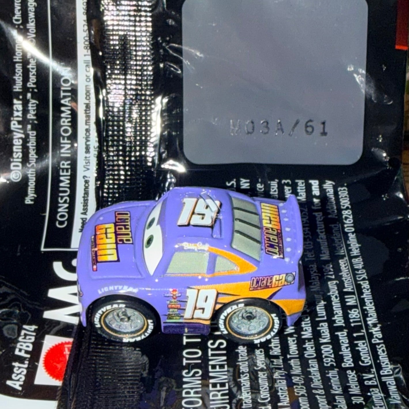 Mattel: Disney Pixar Cars 3 Diecast Mini Racers Blind Bag (Styles May Vary)