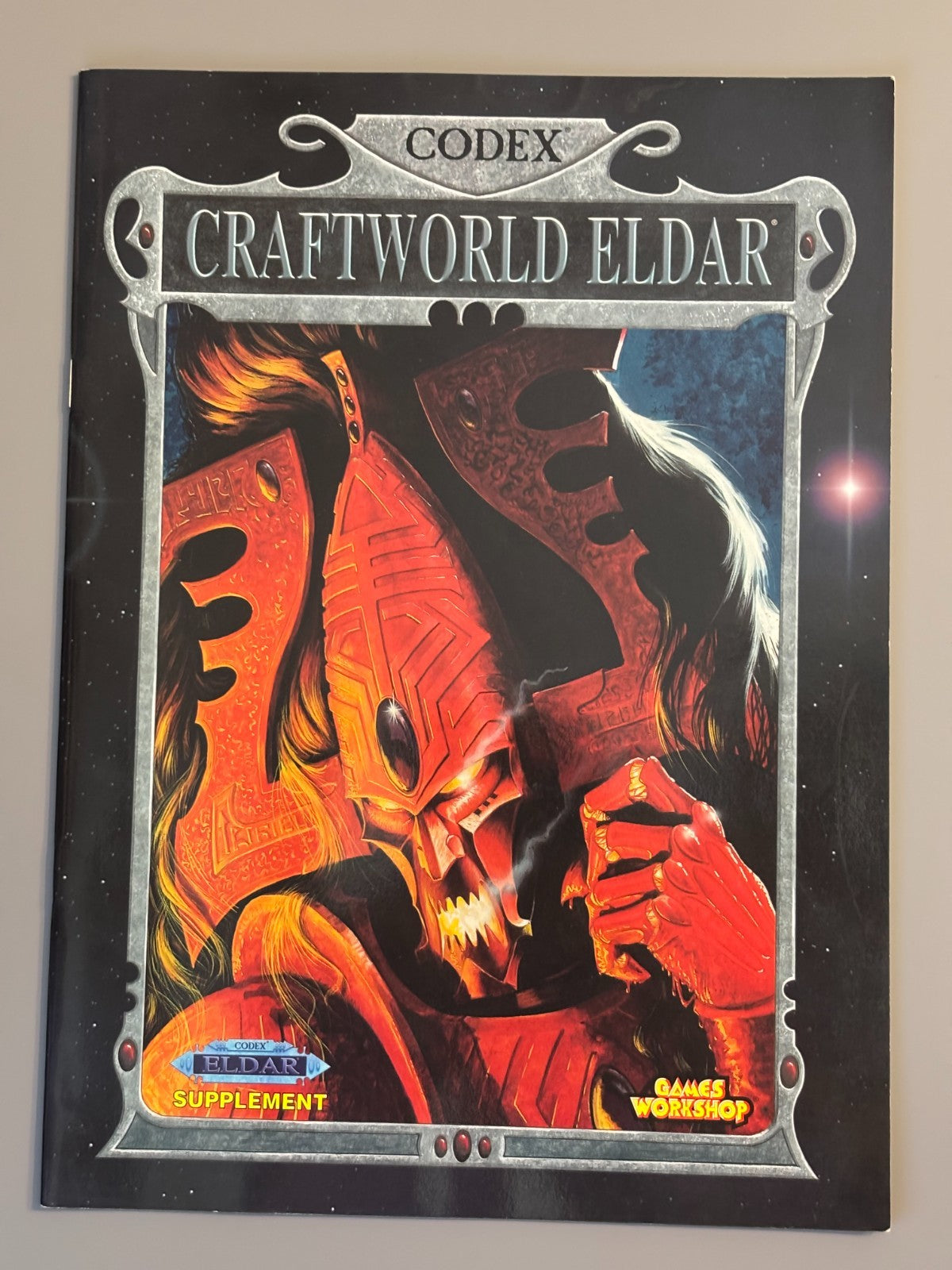Games Workshop: Warhammer 40,000 - Vintage Book - 3rd Edition Craftworld Eldar Codex [Ca. 2000]