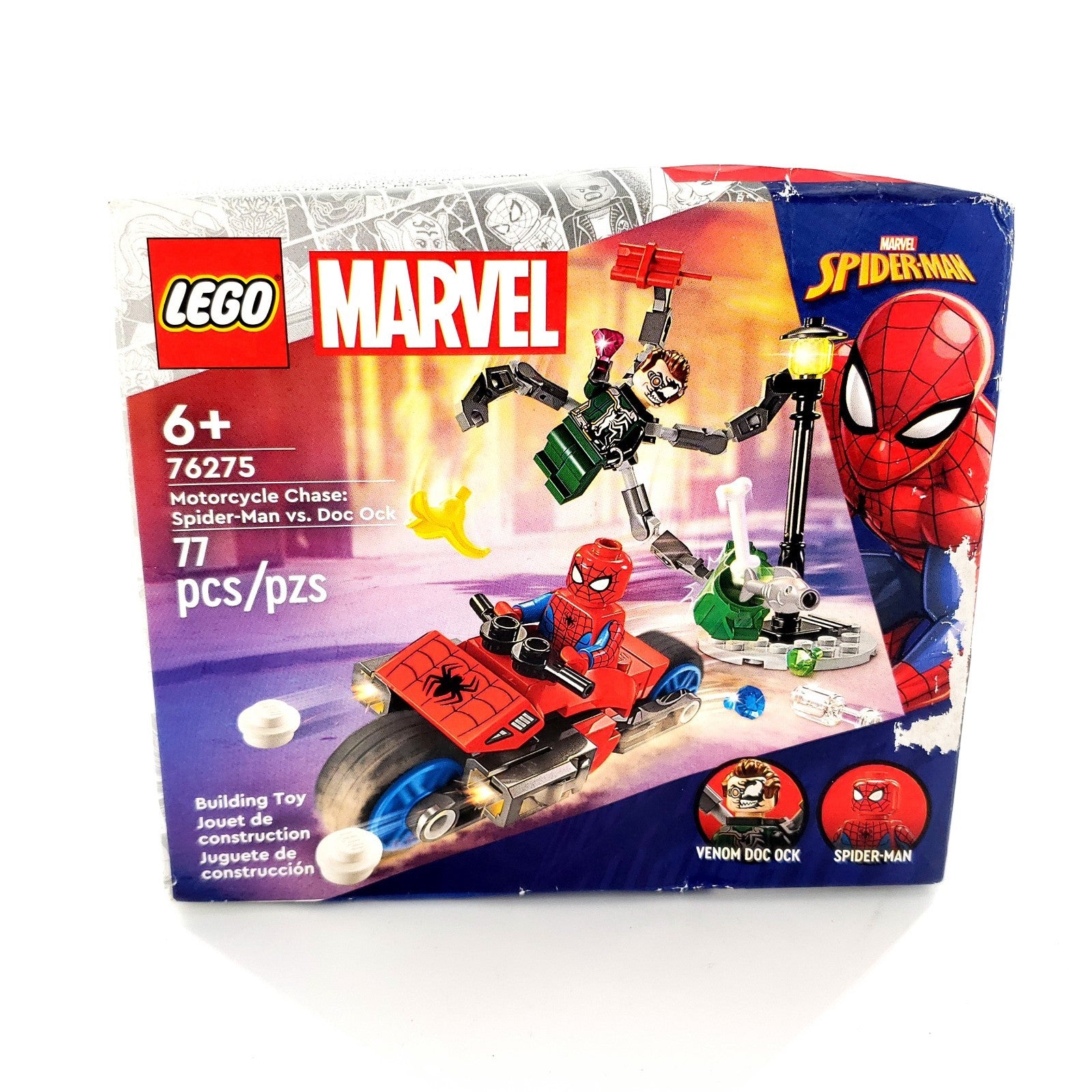 LEGO: Marvel - Motorcycle Chase: Spider-Man Vs. Doc Ock (#76275) [Retired]