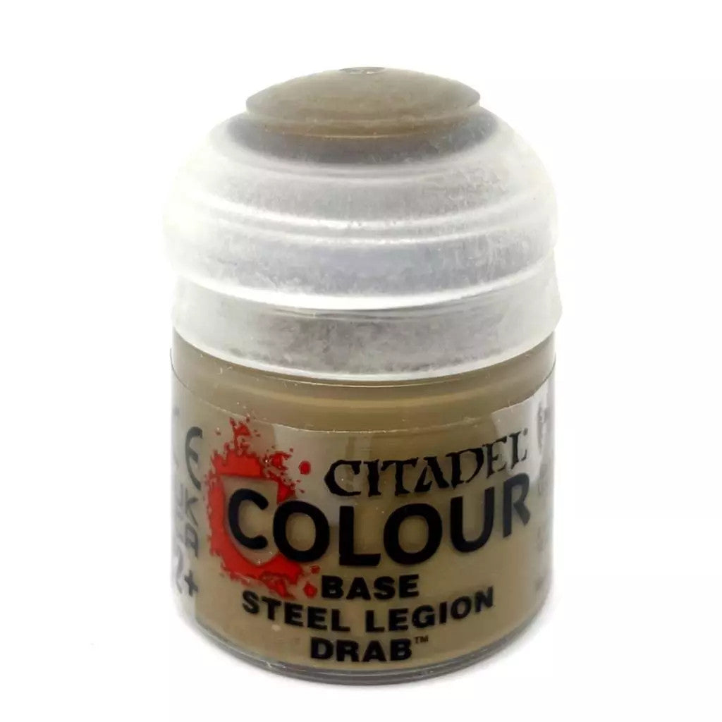 Games Workshop: Citadel - Base - (21-17) Steel Legion Drab
