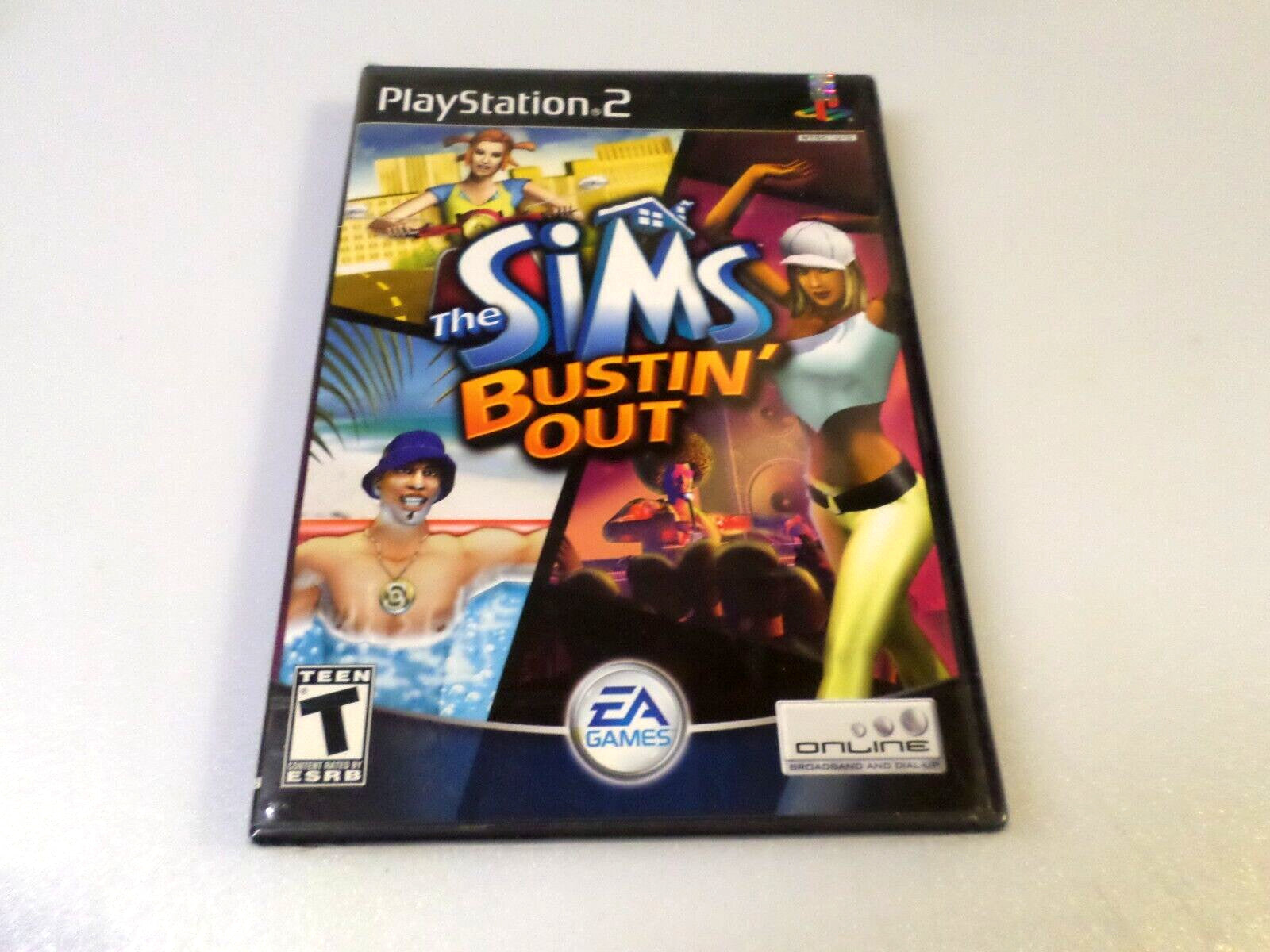 PS2: The Sims: Bustin' Out