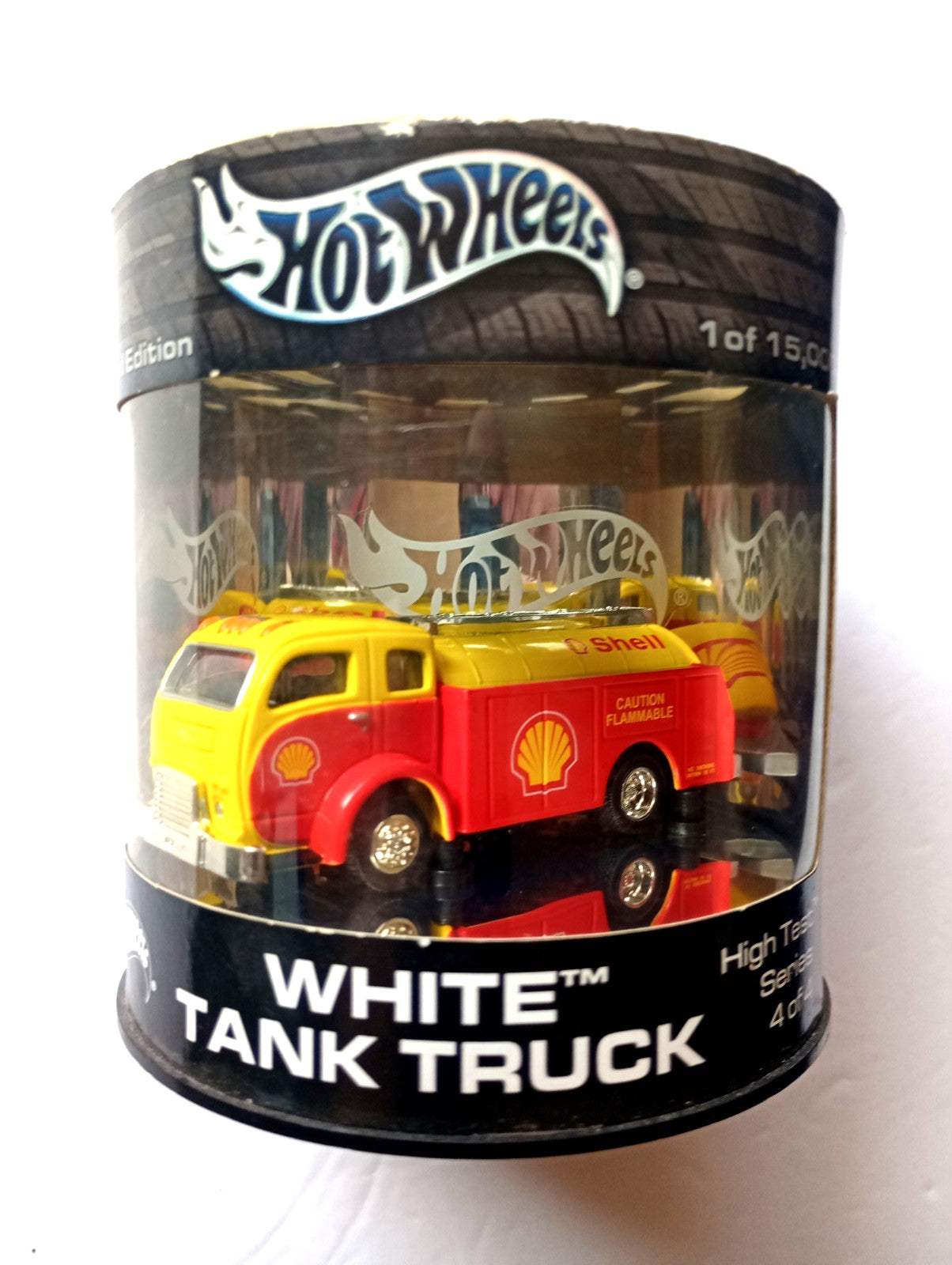 Hot Wheels: High Test Series - White Tank Truck (No Tire Top)