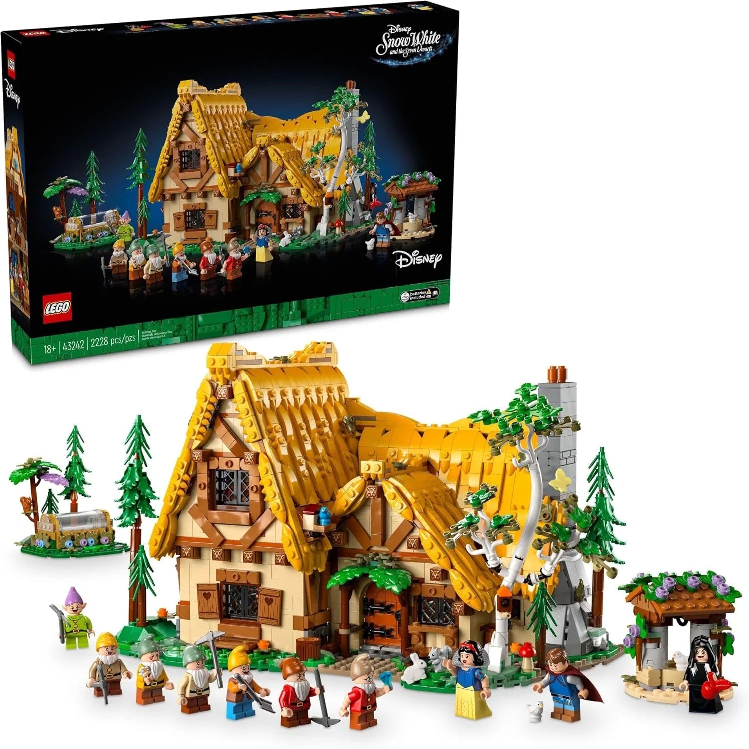LEGO: Disney - Snow White and the Seven Dwarfs' Cottage #43242
