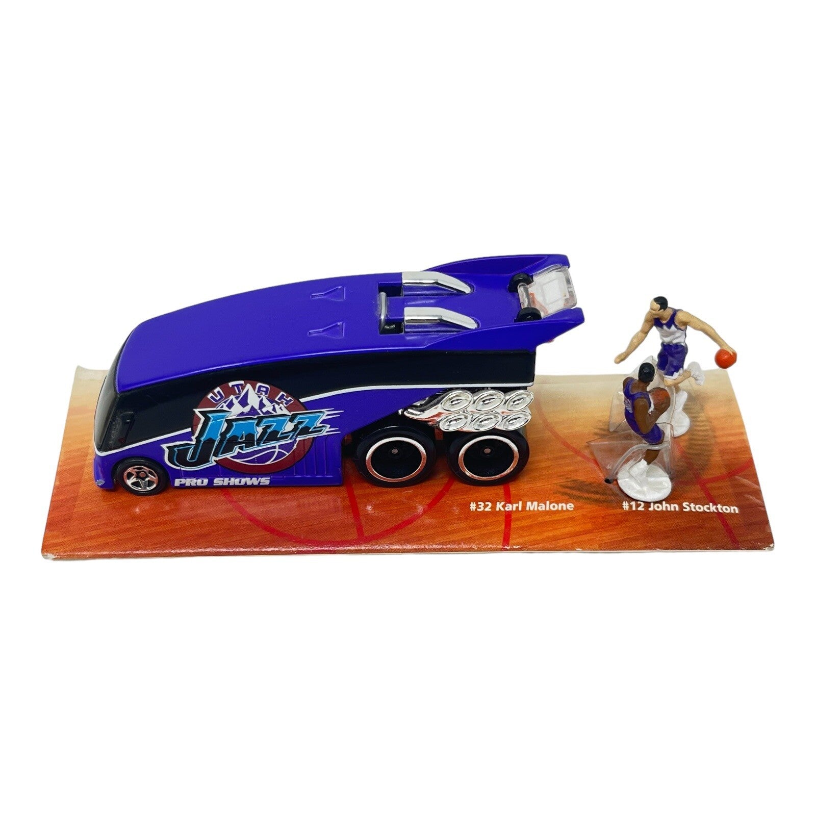 Hot Wheels: NBA Pro Show - Team Pack - Utah Jazz - #32 Karl Malone & #12 John Stockton