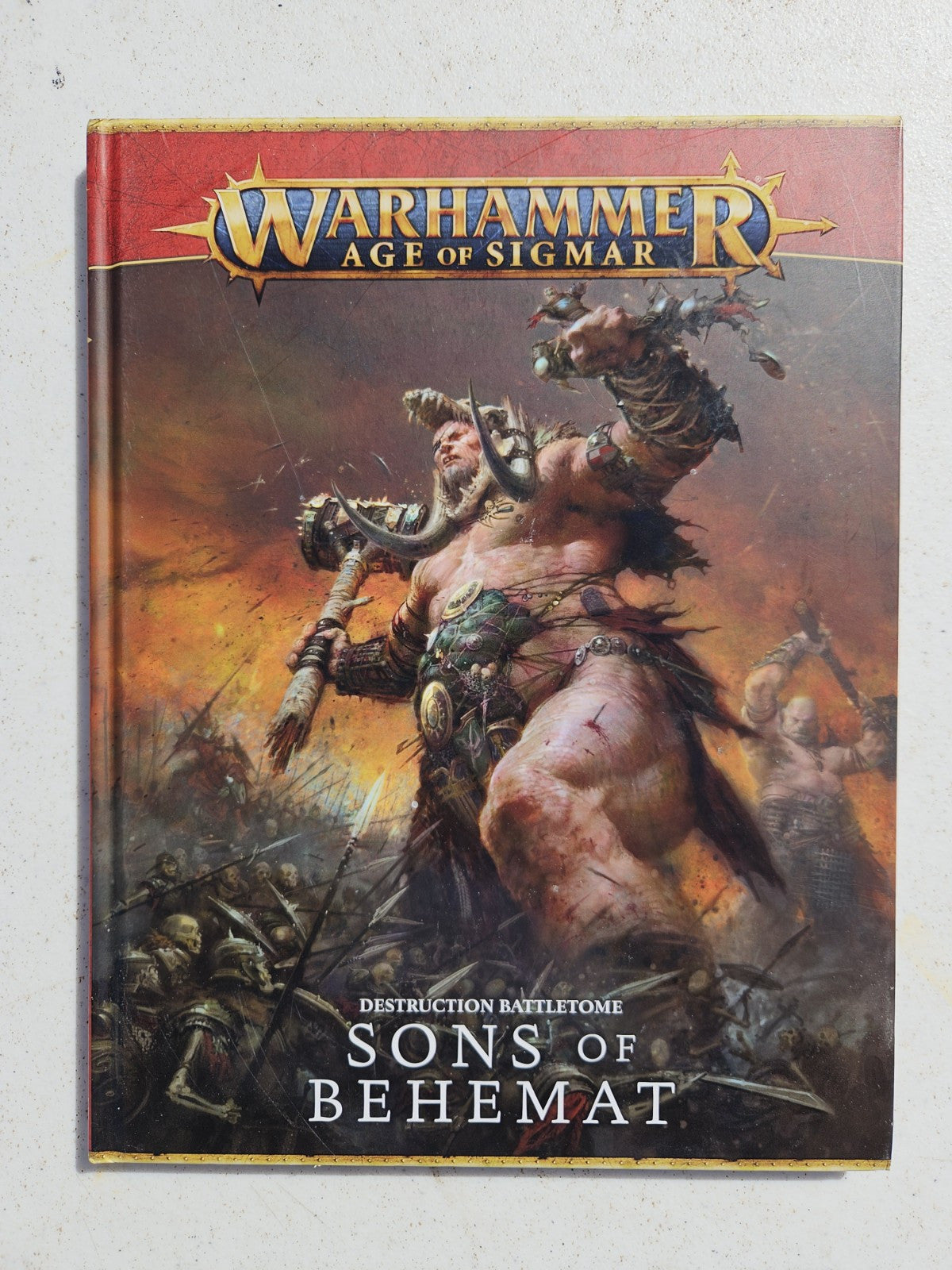 Games Workshop: Age of Sigmar - Sons of Behemat - Destruction Battletome (Hardcover)