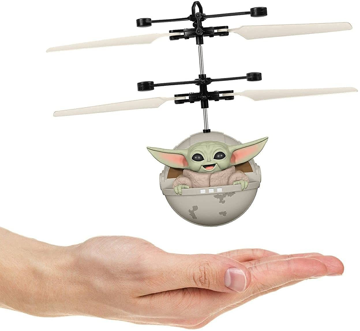 Star Wars: World Tech Toys The Mandalorian Baby Yoda The Child UFO Helicopter