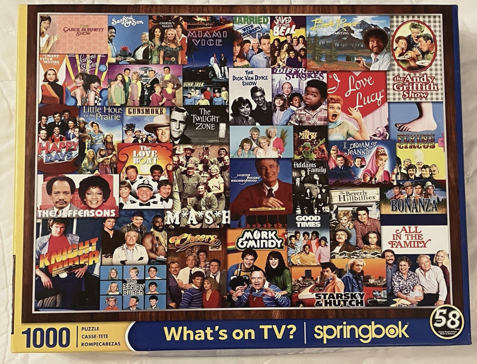 Springbok: What's On TV? 1000-Piece Puzzle