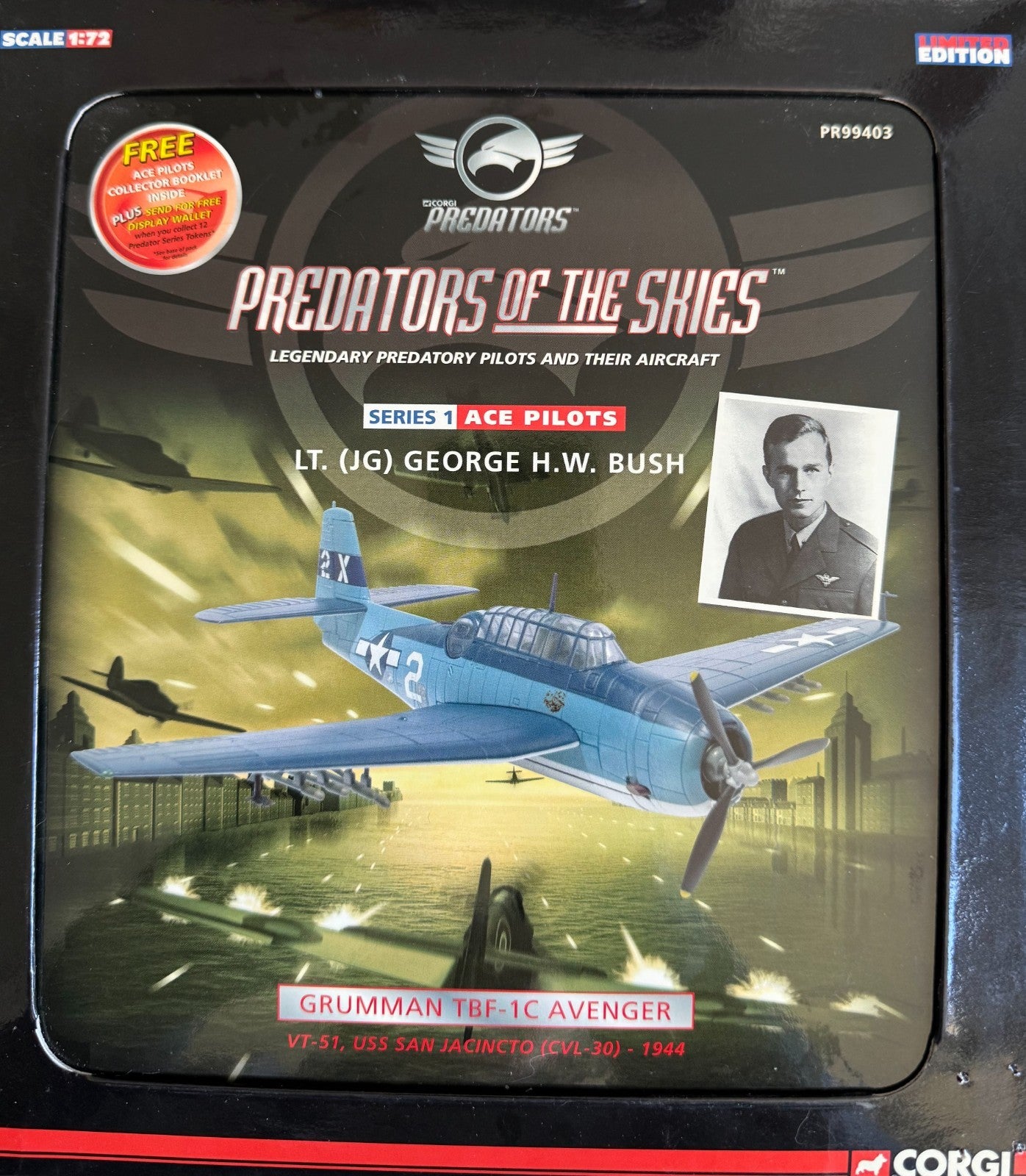 Predators of the Skies: Lt. (Jg) George H.W. Bush Grumman TBF-1C Avenger