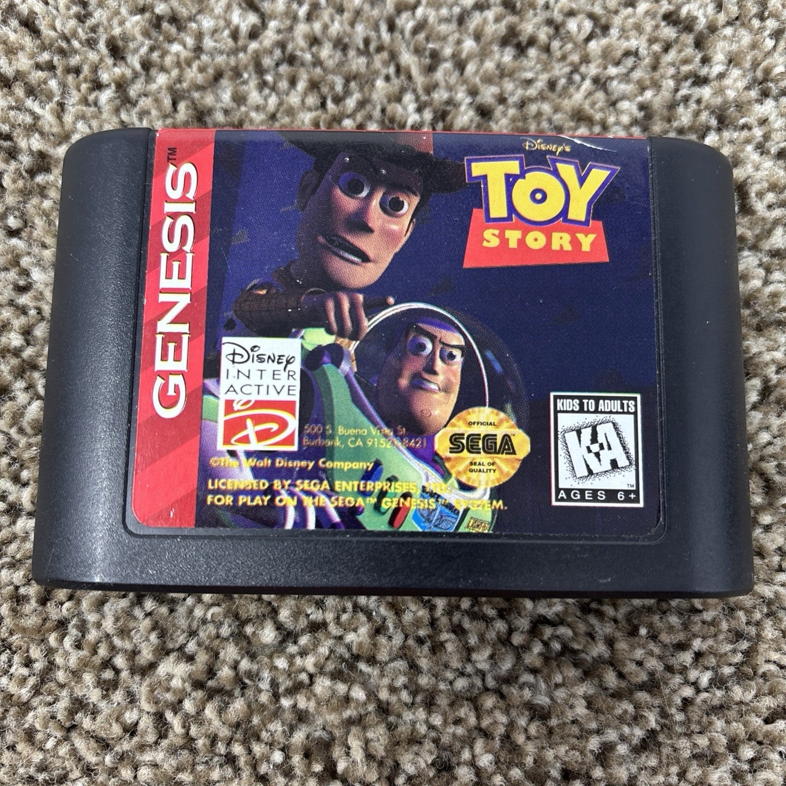 Sega Genesis: Toy Story (Cartridge Only)