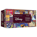 Trefl: Wooden Shaped Puzzle - Disney - Golden Age of Disney 9x1500-Piece Puzzles with Poster