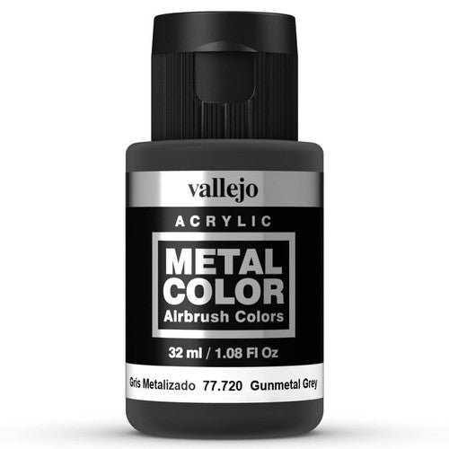 Vallejo: 32ml Gunmetal Grey Metal Color Paint