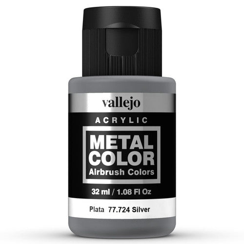 Vallejo: Silver Metal Color 32ml Bottle Model Paint