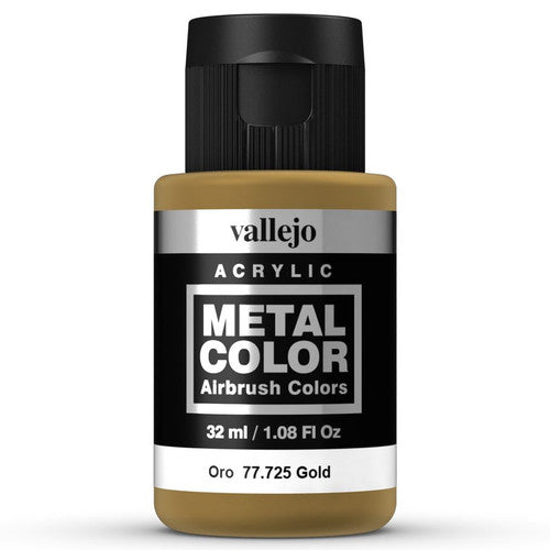 Vallejo: Gold Metal Color 32ml Bottle Model Paint